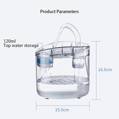 Fuente Agua Sensor Transparente