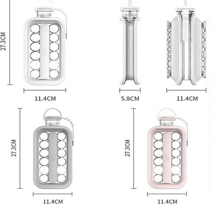 Botella para cubos de hielo, hielera portatil