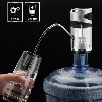 Dispensador Automático Recargable Agua De Botellón Metalico