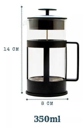 Prensa Francesa En Vidrio Borosilicato de 350ml