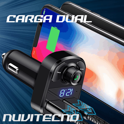 Transmisor Fm Para Carro Bluetooth X8 Modulador Fm Usb Carga